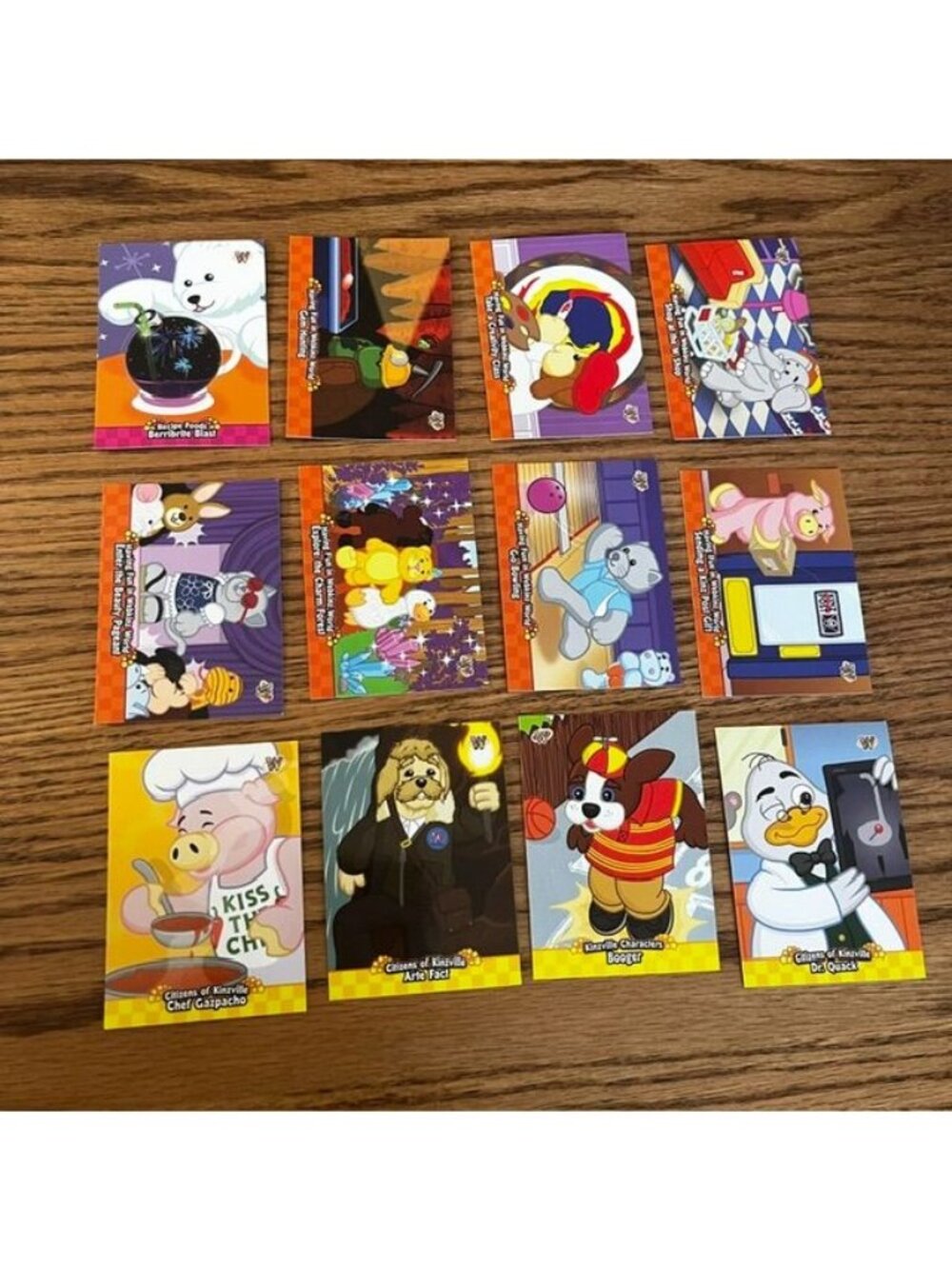Webkinz Set of 12 Card Lot
